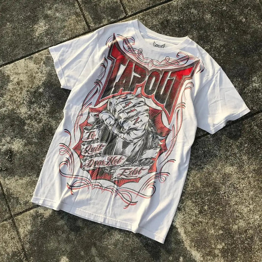 Tapout Pain White Tee