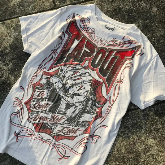 Tapout Pain White Tee