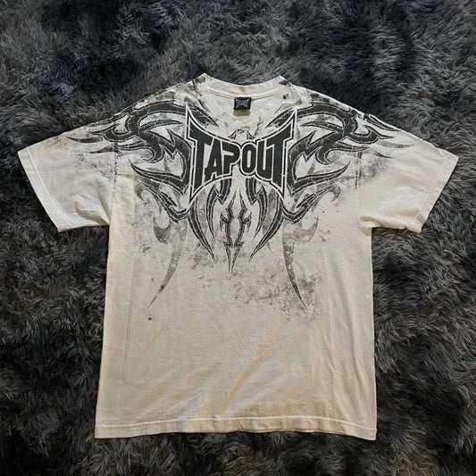 Tapout Thorns White Tee