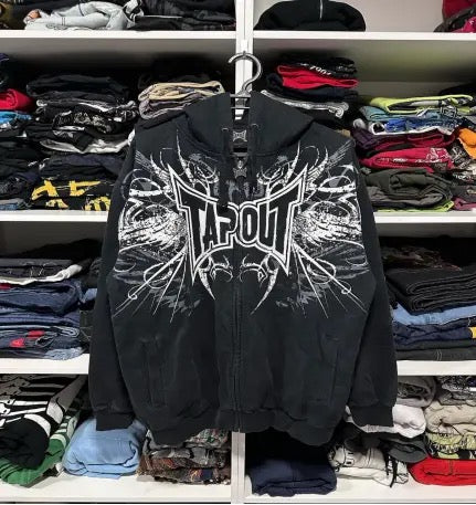 Tapout Black Zip Up